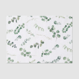 Grüne Eukalyptus Grüne Blätter Dekoration Kunsthan Seidenpapier