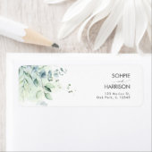 Grüne Eukalyptus Grüne Rücksendeadresse (Insitu)