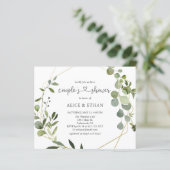 Grüne Eukalyptus Herz Botanische Coupel Dusche (Stehend Vorderseite)