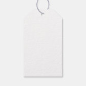 Grüne Eukalyptus-Hochzeit Geschenkanhänger (Rückseite)