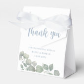 Grüne Eukalyptus-Hochzeit Geschenkschachtel (Vorderseite)