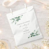 Grüne Eukalyptus-Hochzeit Geschenktütchen (Ausgeschnitten)