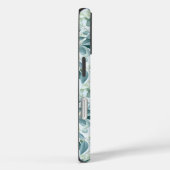 Grüne Eukalyptus im Weichtöner-Stil Case-Mate iPhone Hülle (Rückseite / Rechts)