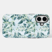 Grüne Eukalyptus im Weichtöner-Stil Case-Mate iPhone Hülle (Rückseite (Horizontal))