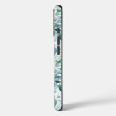 Grüne Eukalyptus im Weichtöner-Stil Case-Mate iPhone Hülle (Rückseite / Links)