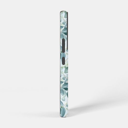 Grüne Eukalyptus im Weichtöner-Stil Samsung Galaxy Hülle (Rechte Seite)