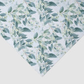 Grüne Eukalyptus im Weichtöner-Stil Seidenpapier (Ausschnitt)