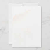 Grüne Eukalyptus-Kinderdusche Einladung (Rückseite)