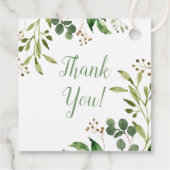 Grüne Eukalyptus Leaf Erste Heilige Kommune Gunst Geschenkanhänger (Rückseite)