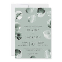 Grüne Eukalyptus Moderne Hochzeit