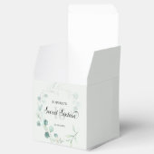 Grüne Eukalyptus Rustikales Süße 16 Geschenkschachtel (Geöffnet)