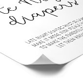 Grüne Eukalyptus - Spätnächtliche Windeln Poster (Ecke)