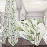 Grüne Eukalyptus Spray Vines Wedding Sage Green Krawatte<br><div class="desc">Neck Ties für Tuxedo Royale von Leonbience. Diese Krawatte ist weiß mit Aquarellfarben,  die Eukalyptuswein und die Weinberge.</div>
