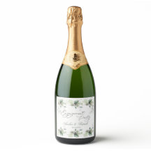 Grüne Eukalyptus Verlasse Engagement Party