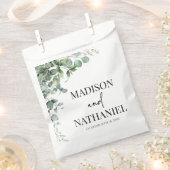Grüne Eukalyptus Verlasse Grüne Botanische Hochzei Geschenktütchen (Ausgeschnitten)