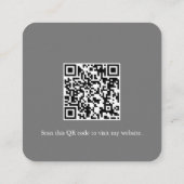 Grüne Eukalyptus-Visitenkarte Begleitkarte (Rückseite)