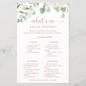 Grüne Eukalyptus Was ist auf Ihrem Flyer (Vorne)