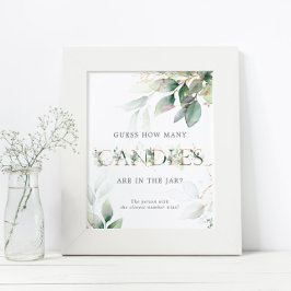 Grüne Eukalyptus Wie viele Kanadier sprechen Poster