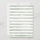 Grüne Eukalyptus Wir können frühzeitig Baby Dusche Einladung (Rückseite)