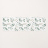 Grüne Eukalyptus Yogamatte (Rückseite (Horizontal))