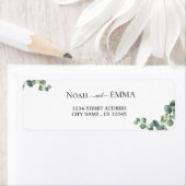 Grüne Eukalyptus Zweigstelle Hochzeit Rücksendeadr (Insitu)