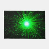 Grüne Explosion Fußmatte (Vorderseite)