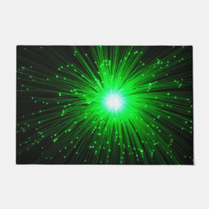 Grüne Explosion Fußmatte