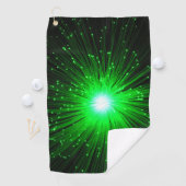 Grüne Explosion Golfhandtuch (Insitu)