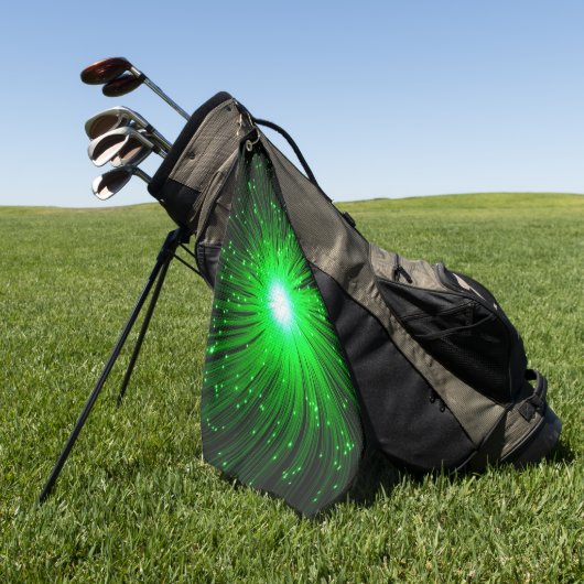 Grüne Explosion Golfhandtuch (Gras)