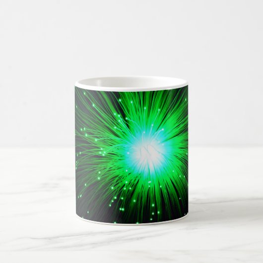 Grüne Explosion Kaffeetasse (Mittel)