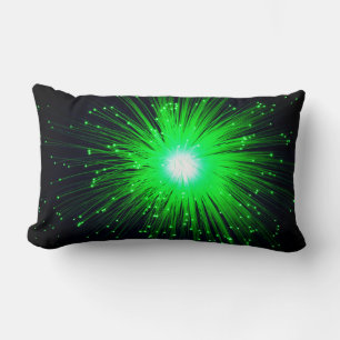 Grüne Explosion Lendenkissen