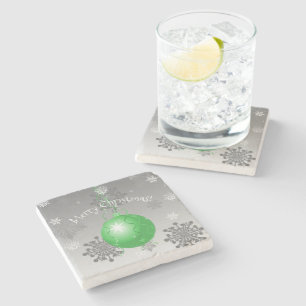 Grüne Extravagante Weihnachtsschmuck Stone Unterse Steinuntersetzer