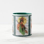 grüne Fallhexeschale Zweifarbige Tasse (Mittel)