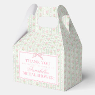 Grüne Fancy Blumen Hochzeitsdusche Geschenk Giebel Geschenkschachtel