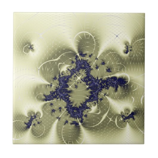 Grüne Fantasie Fliese (Vorderseite)