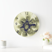 Grüne Fantasie Große Wanduhr (Zuhause)