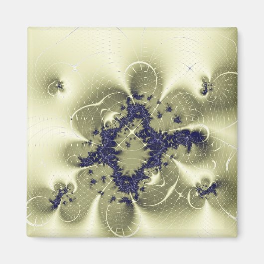 Grüne Fantasie Magnet (Vorne)