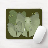 Grüne Fantasie Mousepad (Mit Mouse)