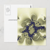 Grüne Fantasie Postkarte (Vorne/Hinten)