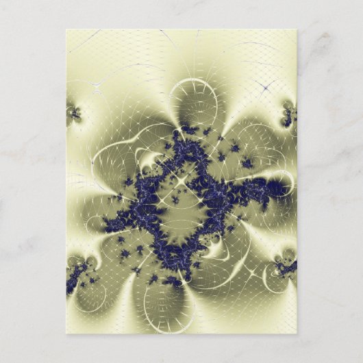 Grüne Fantasie Postkarte (Vorderseite)