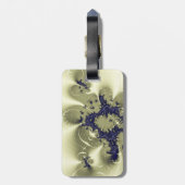 Grüne Fantasy Travel Bag Tags - Maßgeschneiderte Gepäckanhänger (Rückseite vertikal)