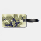 Grüne Fantasy Travel Bag Tags - Maßgeschneiderte Gepäckanhänger (Rückseite horizontal)