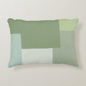 Grüne Farbblöcke für Minimalistische geometrische Dekokissen (Vorderseite)