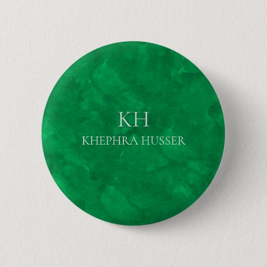 Grüne Farbe Button (Vorderseite)