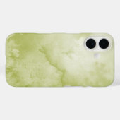 Grüne Farbe Case-Mate iPhone Hülle (Rückseite (Horizontal))