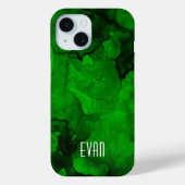 Grüne Farbe Case-Mate iPhone Hülle (Rückseite)