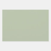 Grüne Farbe der hellen Seite Geschenkpapier Set (Vorderseite 3)