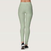 Grüne Farbe der hellen Seite Leggings (Rückseite)
