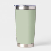 Grüne Farbe der hellen Seite Thermobecher (Rechts)
