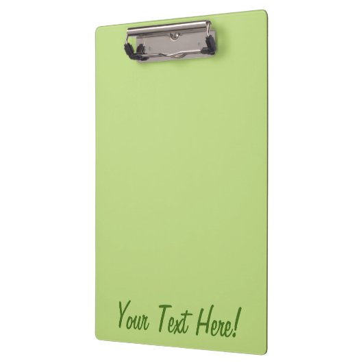 Grüne Farbe der Pastel-Frühlingsfarbe - Anpassungs Klemmbrett (Links)